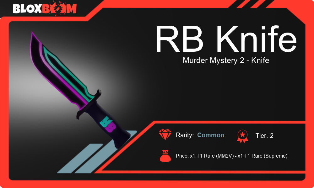 RB Knife: A Must-Have Weapon in Roblox's Murder Mystery 2